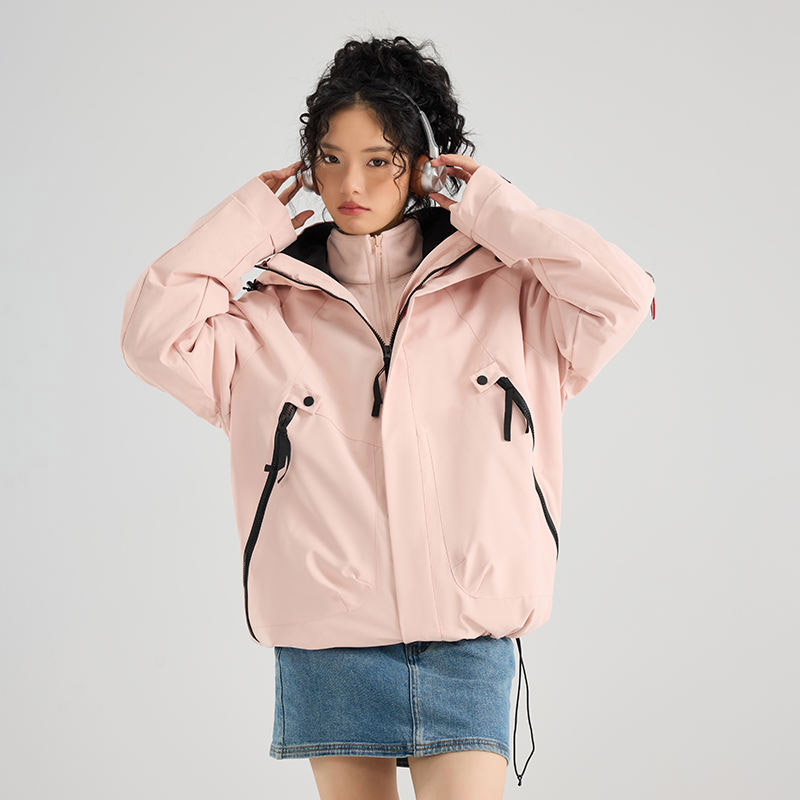 Unisex 3-in-1 Waterproof Hiking Hooded Jacket - Outdoor Apparel - dute.fsxlbwindows.com